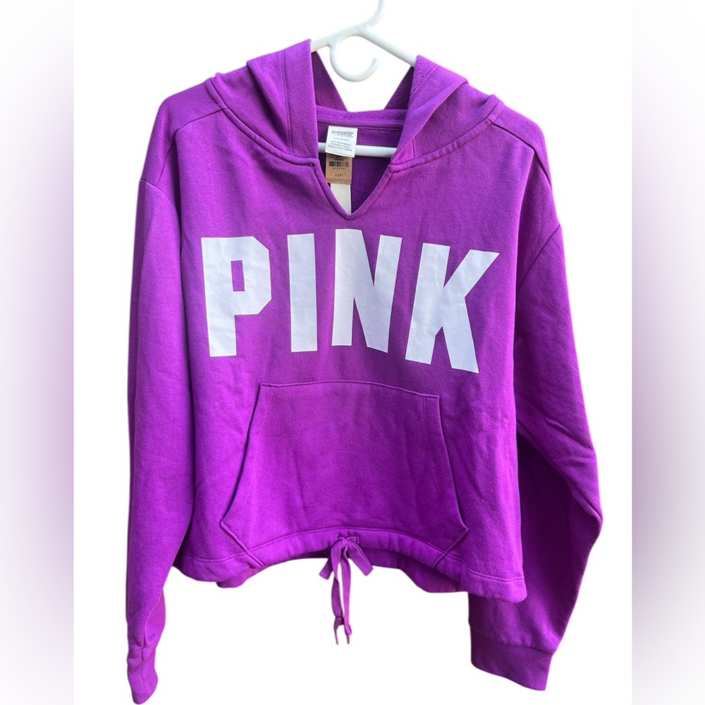 PINK Victoria's Secret Vivid Purple Hoodie